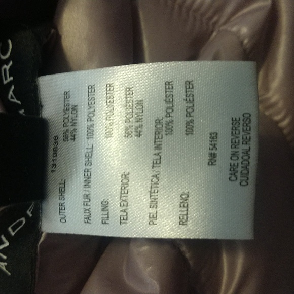 Andrew Marc reversible faux fur jacket - Picture 12 of 13